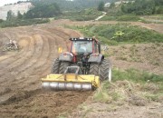 Grooming and preparing seed bed on Forestry Land